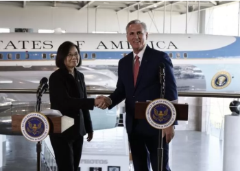Ms Tsai met Mr McCarthy in California on Wednesday