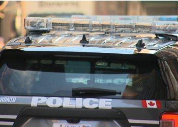 A Toronto police cruiser is seen