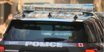 A Toronto police cruiser is seen