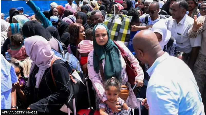 Thousands have been fleeing from Port Sudan in recent days