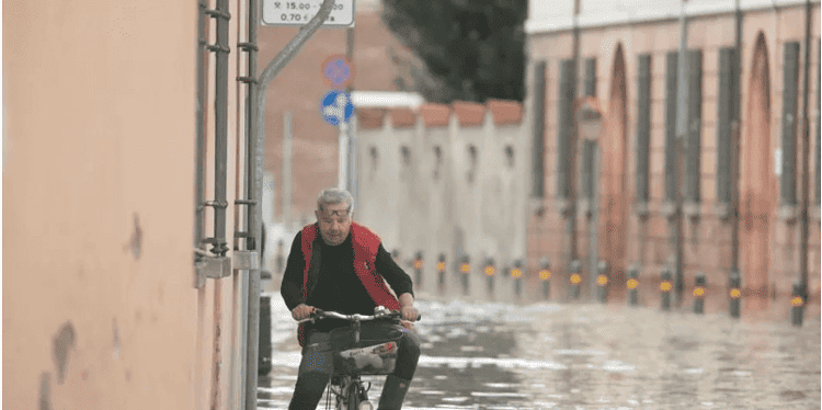 The historic centre of Lugo, outside Ravenna was among the cities with the worst flooding