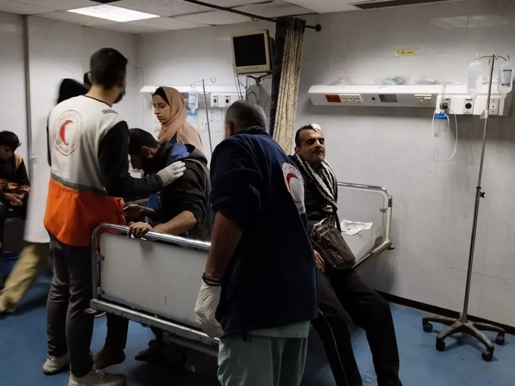 Israeli troops forcibly evacuate south Gaza hospital, paramedics say