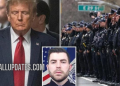 Jonathan Diller: Trump attends wake of New York policeman shot on duty