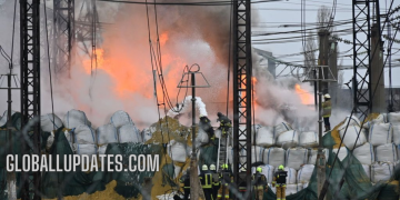 Five dead and a million without power after wave of Russian strikes