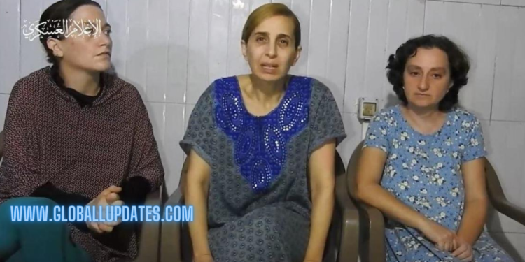 Video shows US and Israeli hostages alive in Gaza